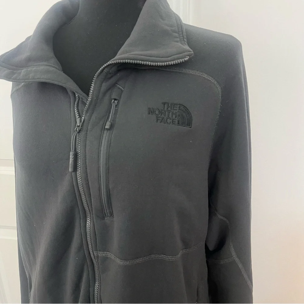 The North Face Men’s Full Zip Polartec‎ Jack Sz XL Gray Chest Pocket
